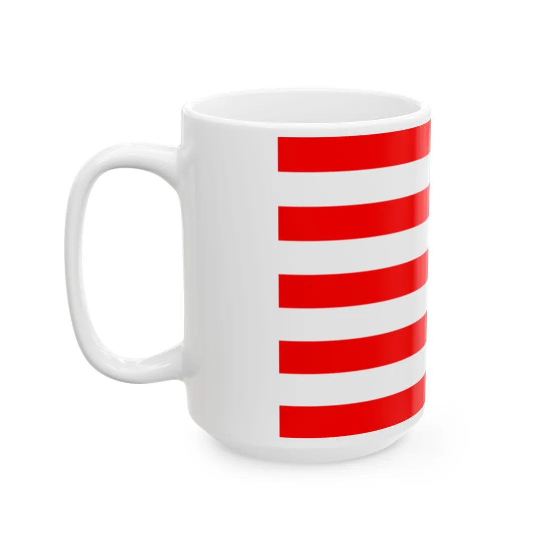 Naval ensign of Indonesia (Indonesia) White Coffee Mug - Go Mug Yourself