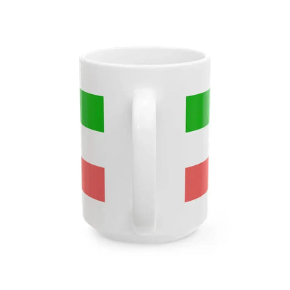 Naval Ensign of Iran 1907-1933 (Iran) White Coffee Mug - Go Mug Yourself
