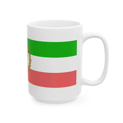Naval Ensign of Iran 1907-1933 (Iran) White Coffee Mug - Go Mug Yourself