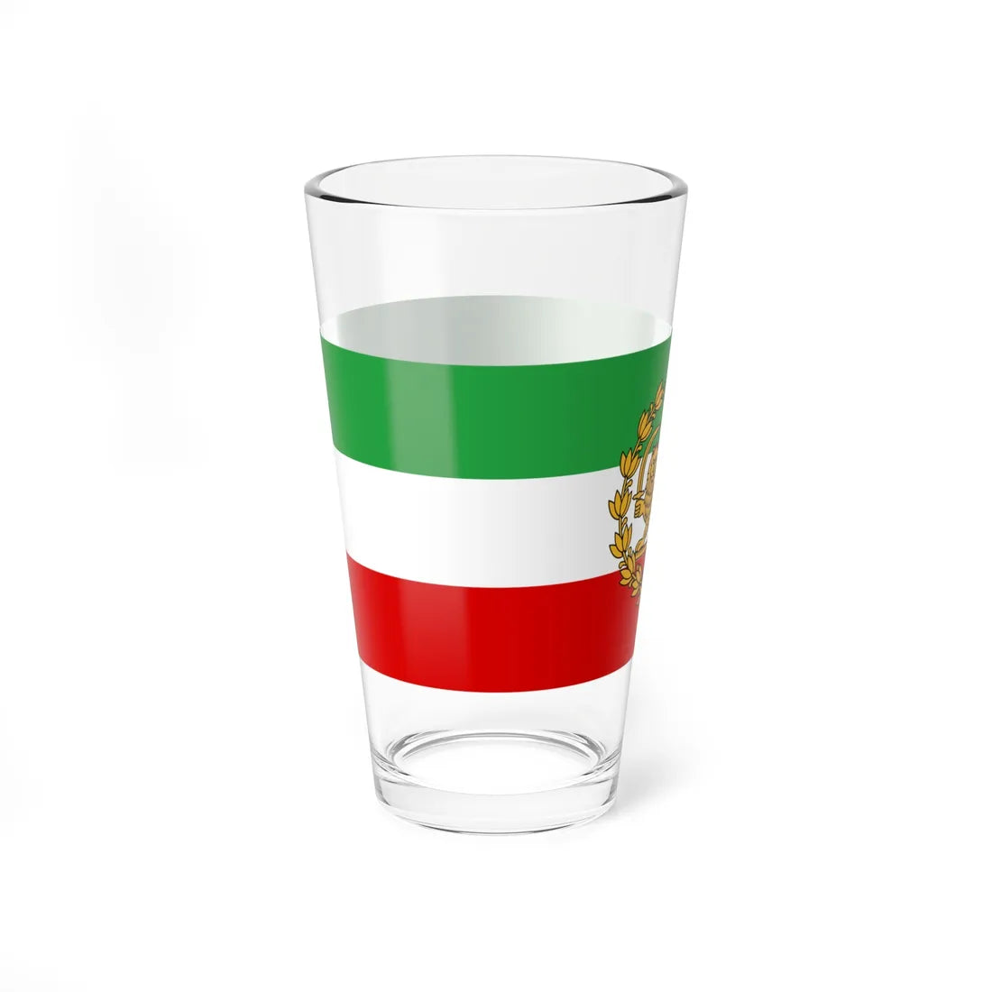 Naval Ensign of Iran 1933-1964 (Iran) Pint Glass 16oz - Go Mug Yourself