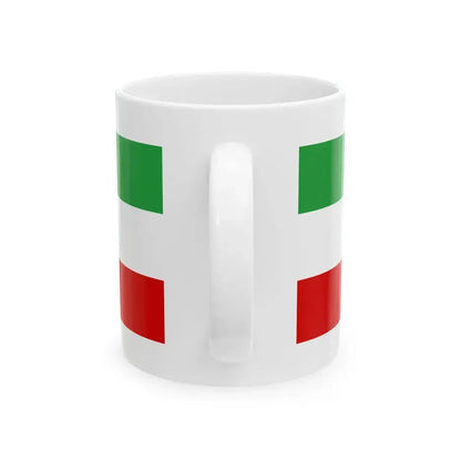 Naval Ensign of Iran 1933-1964 (Iran) White Coffee Mug - Go Mug Yourself