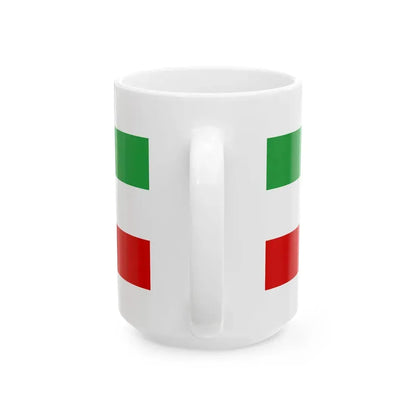Naval Ensign of Iran 1933-1964 (Iran) White Coffee Mug - Go Mug Yourself