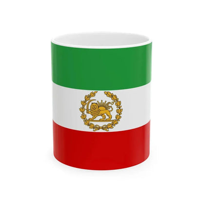Naval Ensign of Iran 1979-1980 (Iran) White Coffee Mug 11oz - Go Mug Yourself