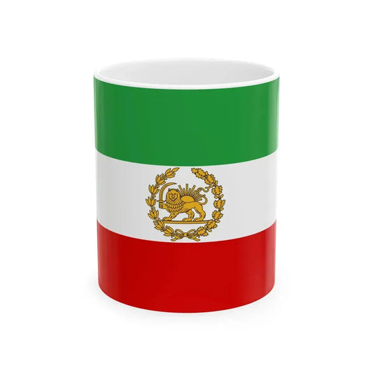 Naval Ensign of Iran 1979-1980 (Iran) White Coffee Mug 11oz - Go Mug Yourself