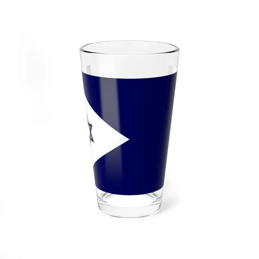 Naval Ensign of Israel (Israel) Pint Glass 16oz 16oz - Go Mug Yourself