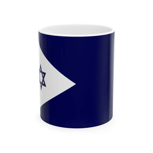 Naval Ensign of Israel (Israel) White Coffee Mug 11oz - Go Mug Yourself