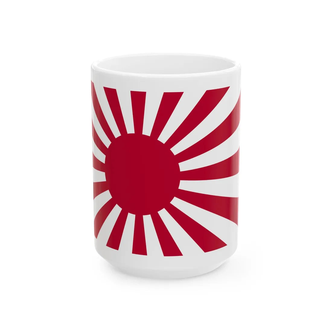 Naval Ensign of Japan (Japan) White Coffee Mug 15oz - Go Mug Yourself