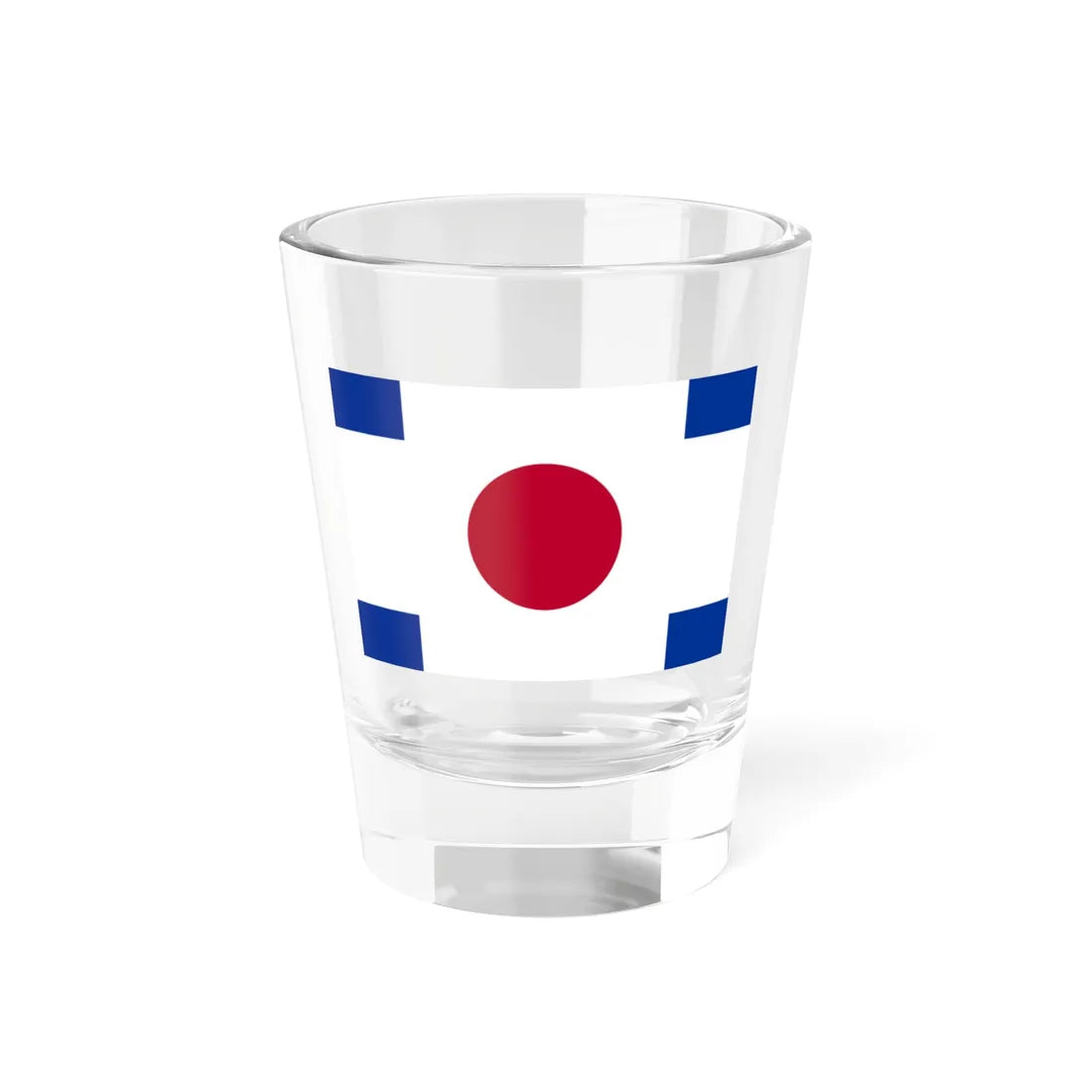 Naval Ensign of Japan Nautical 1870-1871 (Japan) Shot Glass 1.5oz 1.5oz - Go Mug Yourself
