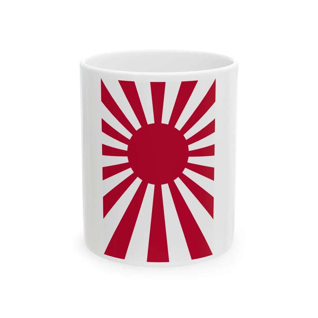 Naval Ensign of Japan vertical (Japan) White Coffee Mug 11oz - Go Mug Yourself