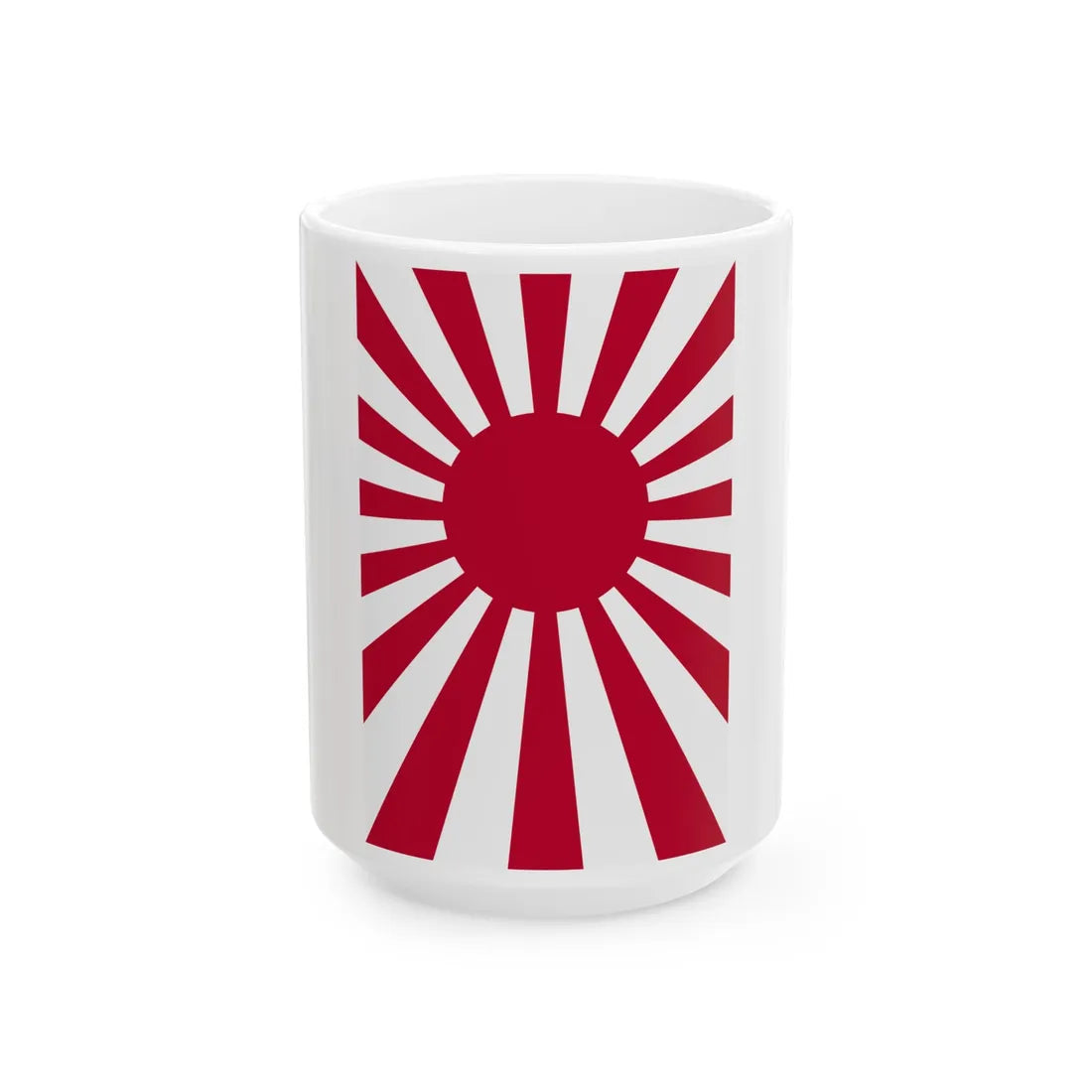 Naval Ensign of Japan vertical (Japan) White Coffee Mug 15oz - Go Mug Yourself
