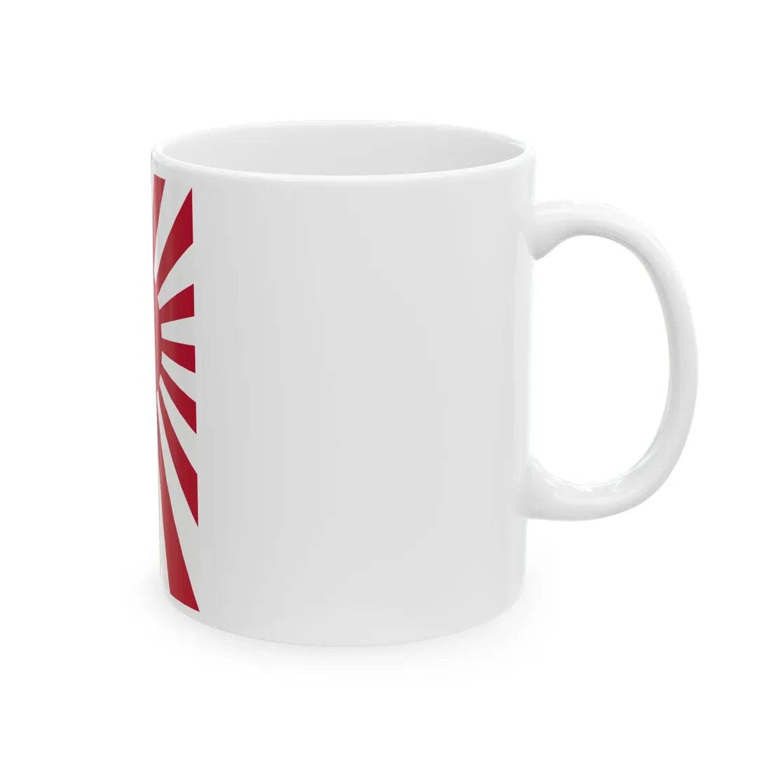 Naval Ensign of Japan vertical (Japan) White Coffee Mug - Go Mug Yourself
