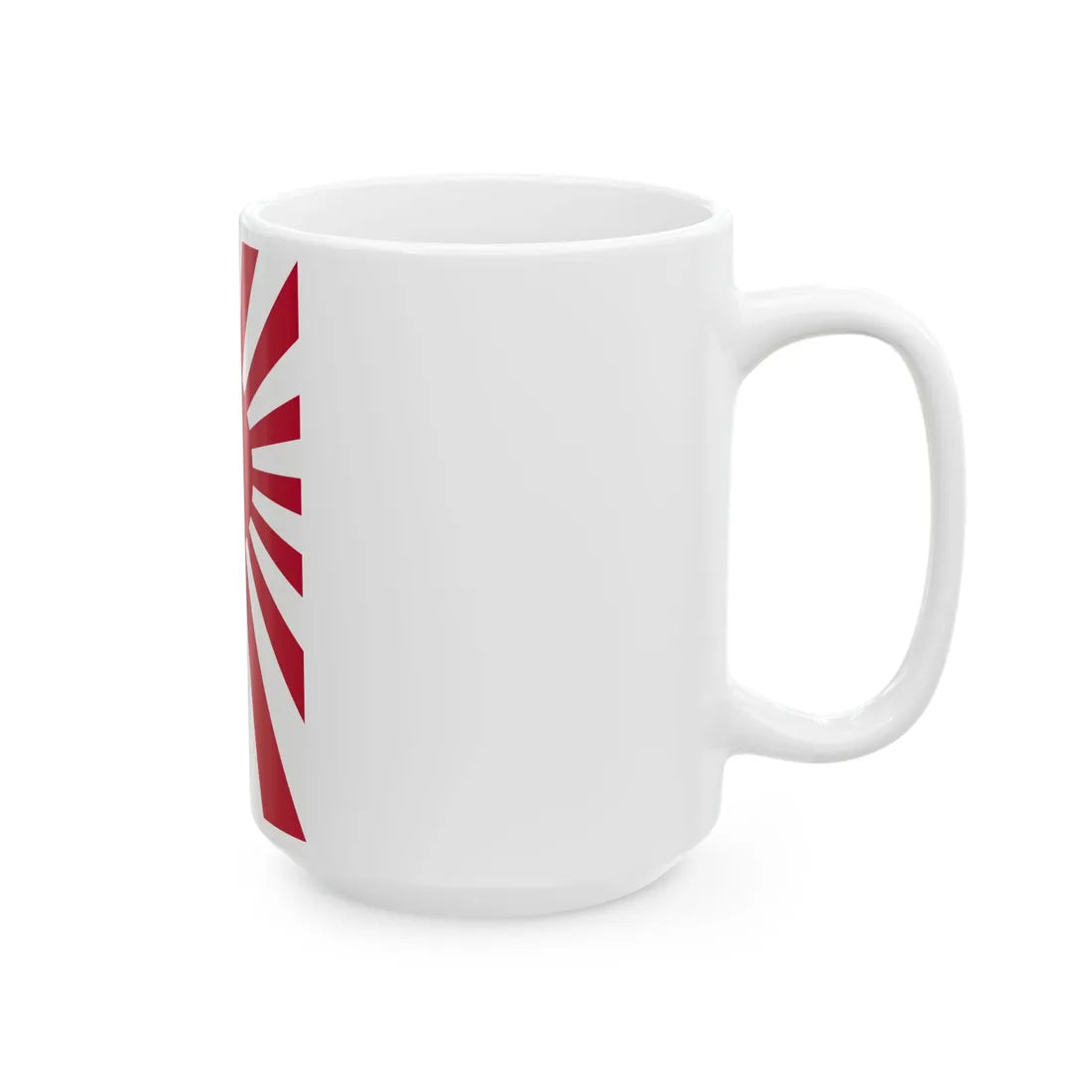 Naval Ensign of Japan vertical (Japan) White Coffee Mug - Go Mug Yourself
