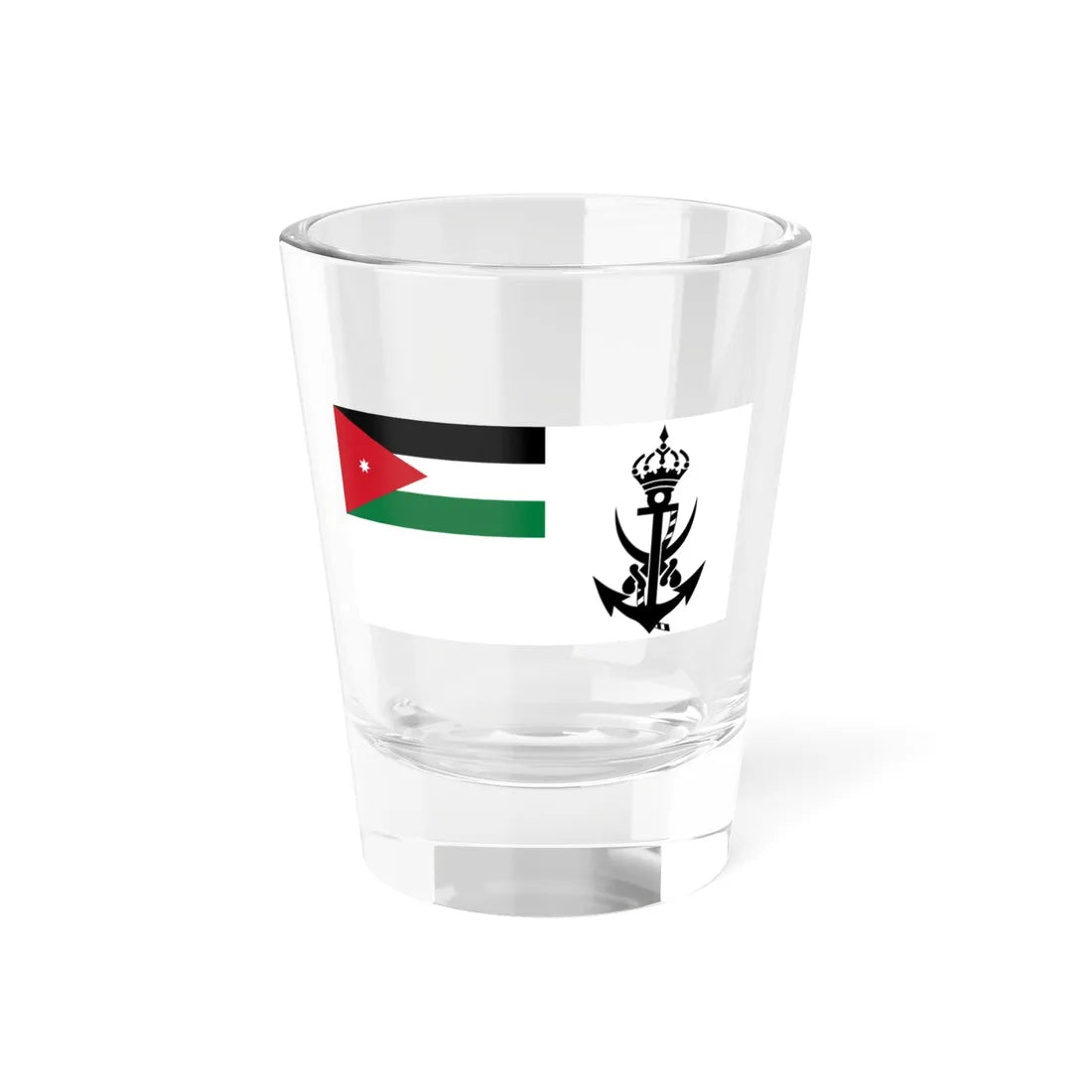 Naval Ensign of Jordan (Jordan) Shot Glass 1.5oz 1.5oz - Go Mug Yourself