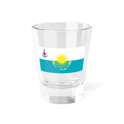 Naval Ensign of Kazakhstan (Kazakhstan) Shot Glass 1.5oz 1.5oz - Go Mug Yourself
