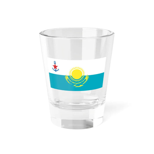 Naval Ensign of Kazakhstan (Kazakhstan) Shot Glass 1.5oz 1.5oz - Go Mug Yourself
