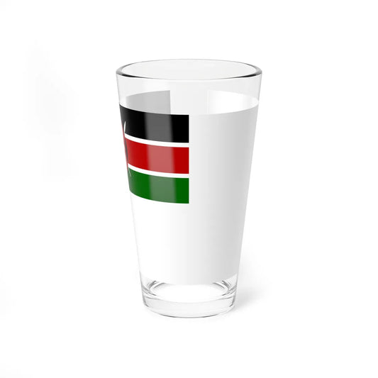 Naval Ensign of Kenya (Kenya) Pint Glass 16oz 16oz - Go Mug Yourself