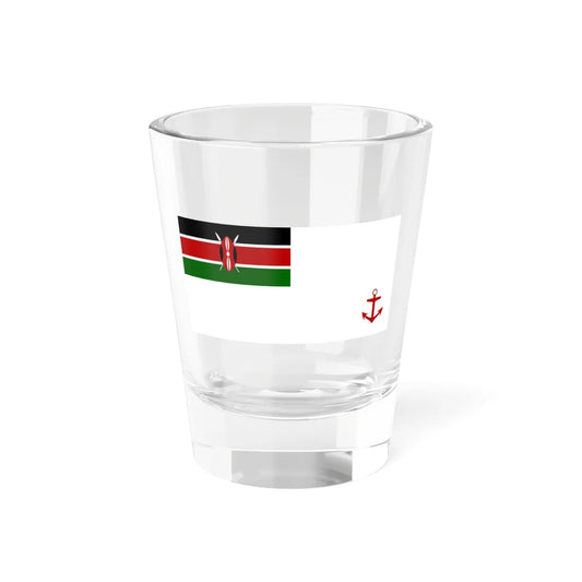 Naval Ensign of Kenya (Kenya) Shot Glass 1.5oz 1.5oz - Go Mug Yourself