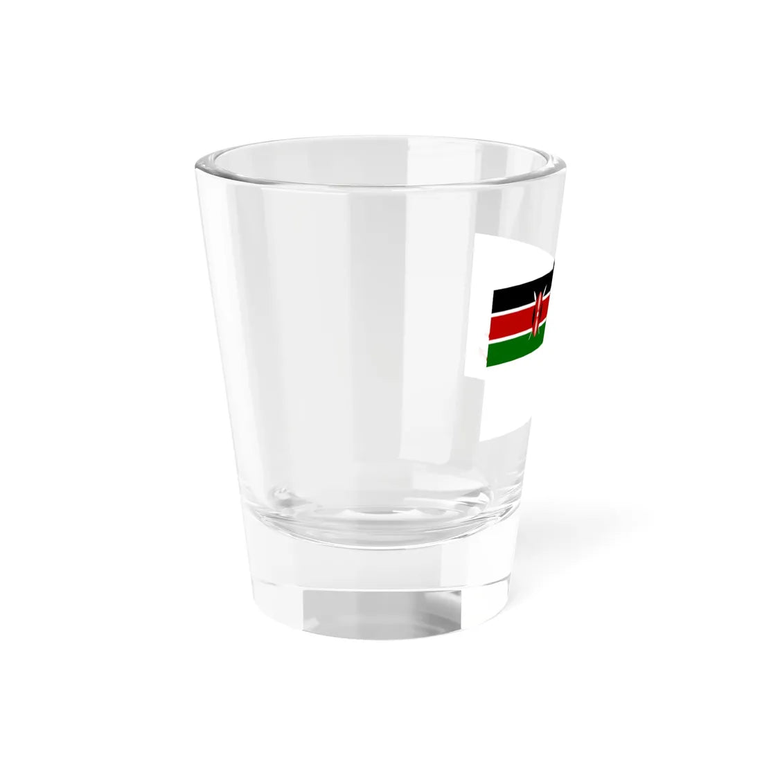 Naval Ensign of Kenya (Kenya) Shot Glass 1.5oz - Go Mug Yourself
