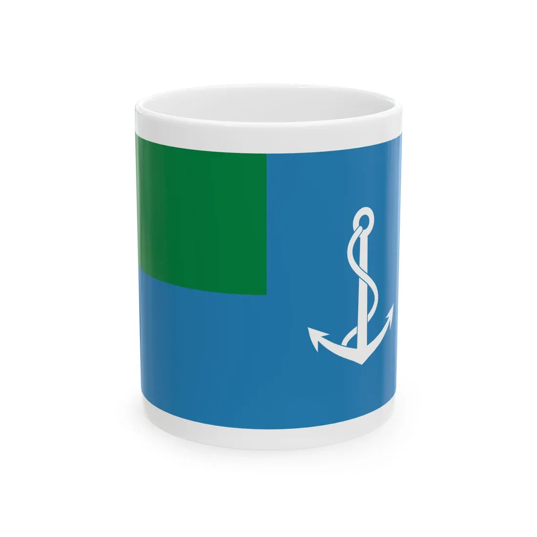 Naval Ensign of Libya 1977-2011 (Libya) White Coffee Mug 11oz - Go Mug Yourself