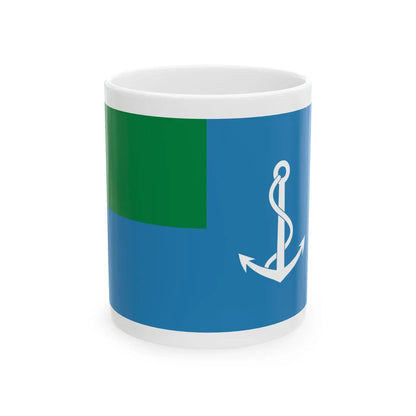 Naval Ensign of Libya 1977-2011 (Libya) White Coffee Mug 11oz - Go Mug Yourself