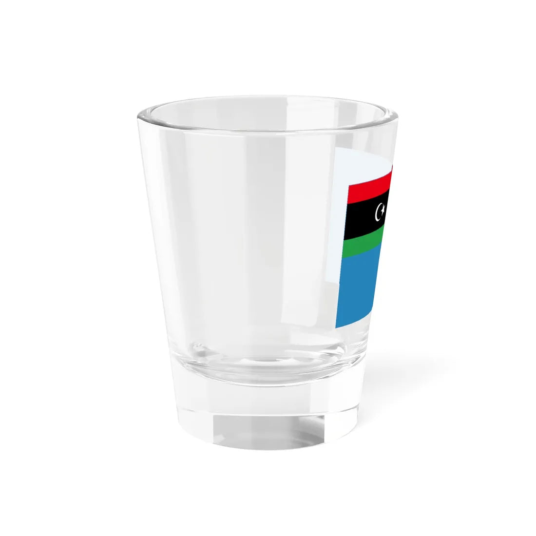 Naval Ensign of Libya (Libya) Shot Glass 1.5oz - Go Mug Yourself
