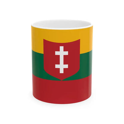 Naval Ensign of Lithuania 1927-1940 (Lithuania) White Coffee Mug 11oz - Go Mug Yourself