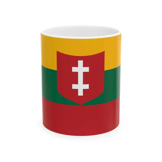 Naval Ensign of Lithuania 1927-1940 (Lithuania) White Coffee Mug 11oz - Go Mug Yourself