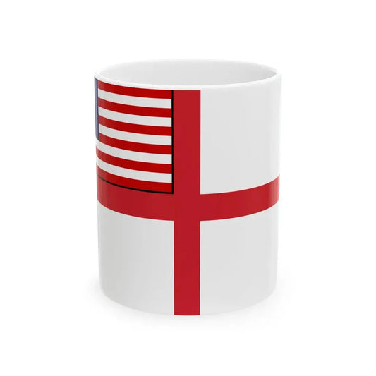 Naval Ensign of Malaya 1957-1963 (Malaysia) White Coffee Mug 11oz - Go Mug Yourself
