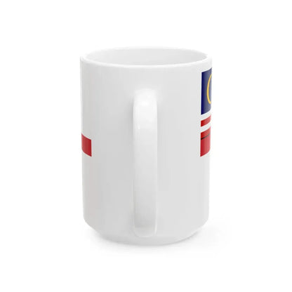 Naval Ensign of Malaya 1957-1963 (Malaysia) White Coffee Mug - Go Mug Yourself