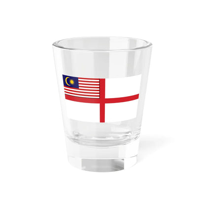 Naval Ensign of Malaysia 1963-1968 (Malaysia) Shot Glass 1.5oz 1.5oz - Go Mug Yourself