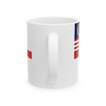 Naval Ensign of Malaysia 1963-1968 (Malaysia) White Coffee Mug - Go Mug Yourself