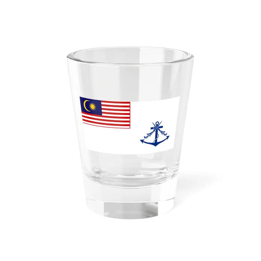 Naval Ensign of Malaysia (Malaysia) Shot Glass 1.5oz 1.5oz - Go Mug Yourself