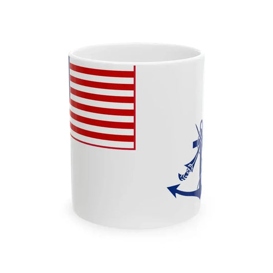 Naval Ensign of Malaysia (Malaysia) White Coffee Mug 11oz - Go Mug Yourself
