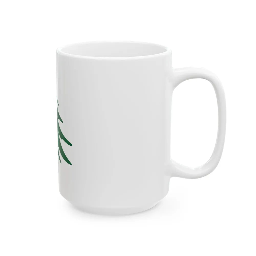 Naval Ensign of Massachusetts (United States) White Coffee Mug - Go Mug Yourself