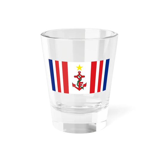 Naval Ensign of Mauritius (Mauritius) Shot Glass 1.5oz 1.5oz - Go Mug Yourself