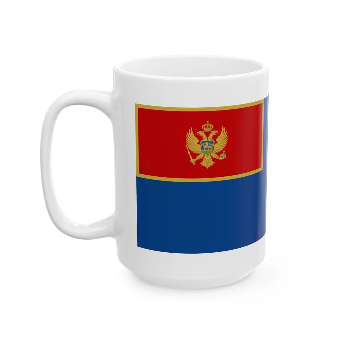Naval Ensign of Montenegro (Montenegro) White Coffee Mug - Go Mug Yourself