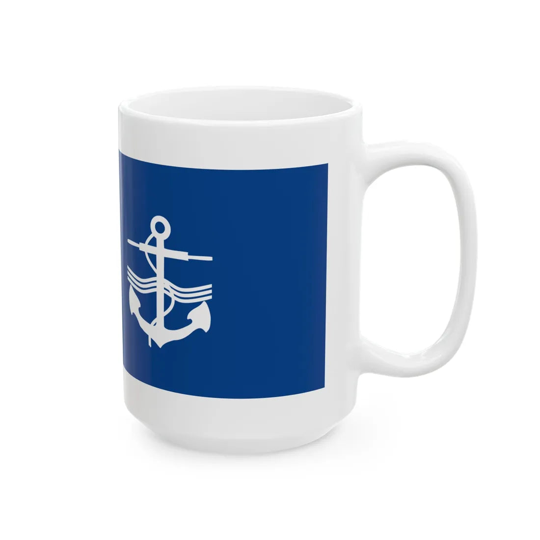 Naval Ensign of Montenegro (Montenegro) White Coffee Mug - Go Mug Yourself