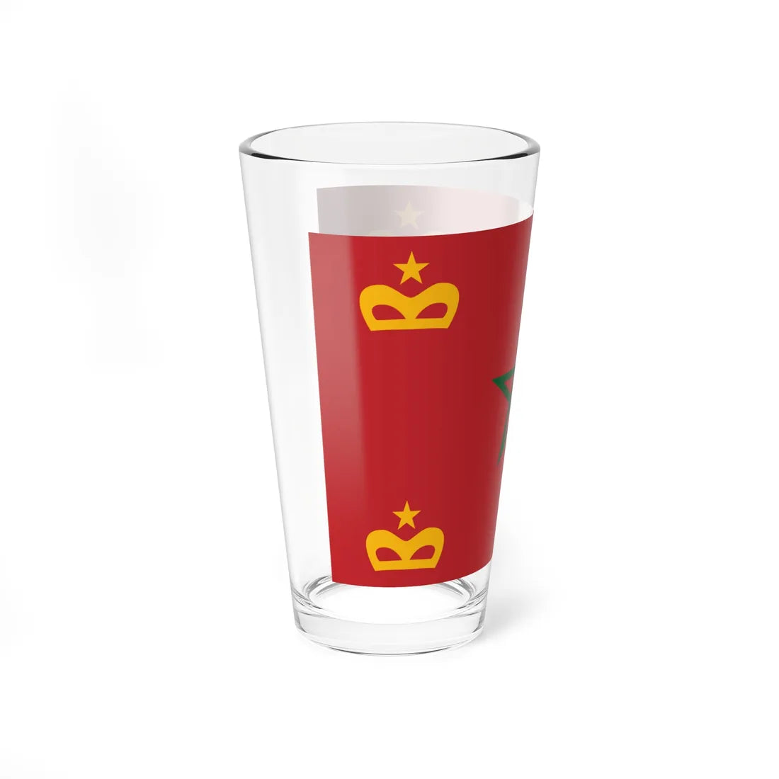 Naval Ensign of Morocco (Morocco) Pint Glass 16oz - Go Mug Yourself