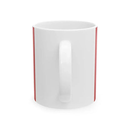Naval Ensign of Morocco (Morocco) White Coffee Mug - Go Mug Yourself