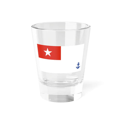 Naval Ensign of Myanmar (Myanmar) Shot Glass 1.5oz 1.5oz - Go Mug Yourself