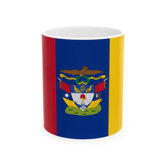 Naval ensign of New Granada (Colombia) White Coffee Mug 11oz - Go Mug Yourself