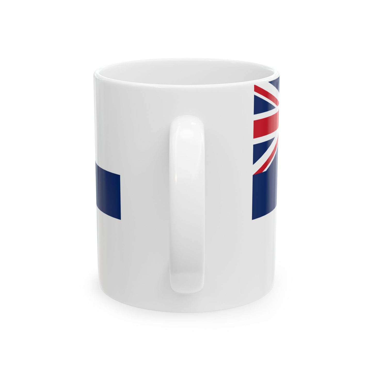 Naval Ensign of New South Wales 1831-1883 (Australia) White Coffee Mug-Go Mug Yourself