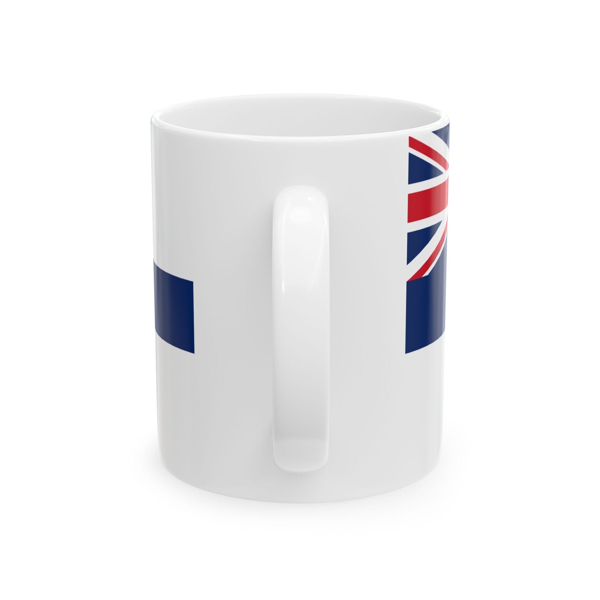Naval Ensign of New South Wales 1831-1883 (Australia) White Coffee Mug-Go Mug Yourself