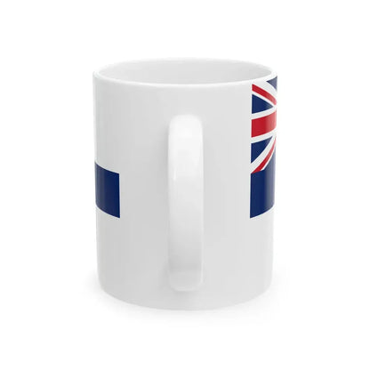 Naval Ensign of New South Wales 1831-1883 (Australia) White Coffee Mug - Go Mug Yourself