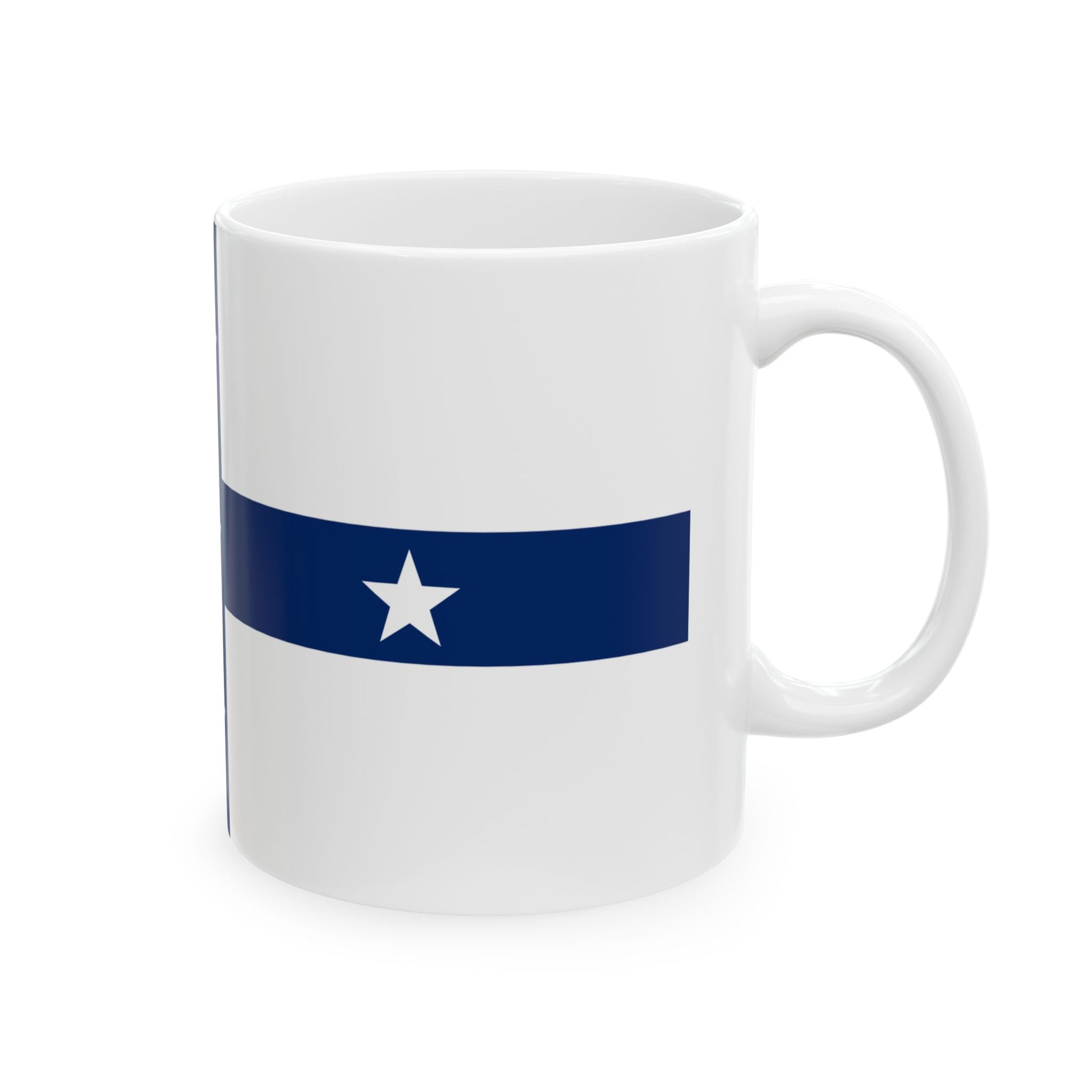 Naval Ensign of New South Wales 1831-1883 (Australia) White Coffee Mug-Go Mug Yourself