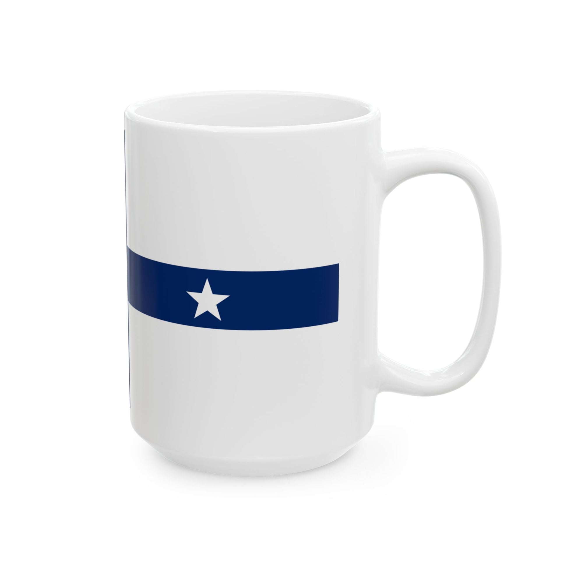 Naval Ensign of New South Wales 1831-1883 (Australia) White Coffee Mug-Go Mug Yourself
