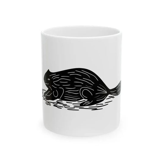 Naval ensign of New York 1775 (United States) White Coffee Mug 11oz - Go Mug Yourself