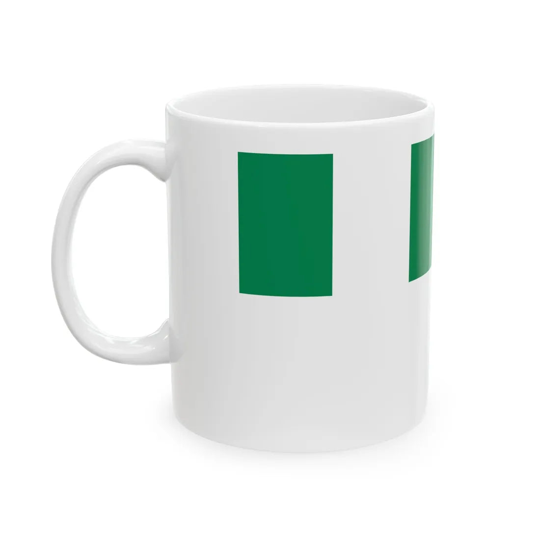 Naval Ensign of Nigeria (Niger) White Coffee Mug - Go Mug Yourself