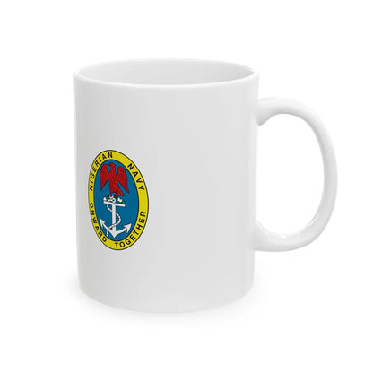 Naval Ensign of Nigeria (Niger) White Coffee Mug - Go Mug Yourself
