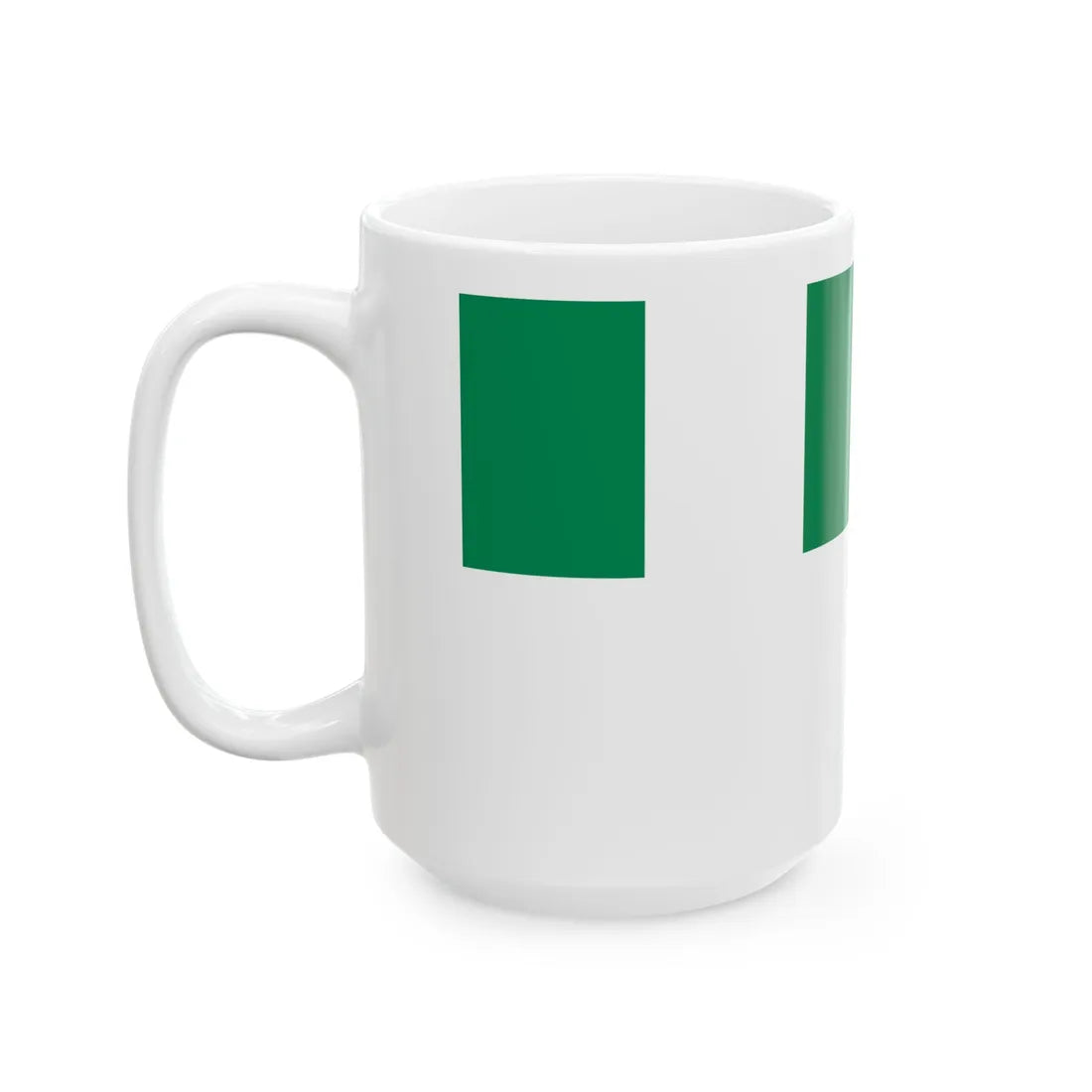 Naval Ensign of Nigeria (Niger) White Coffee Mug - Go Mug Yourself